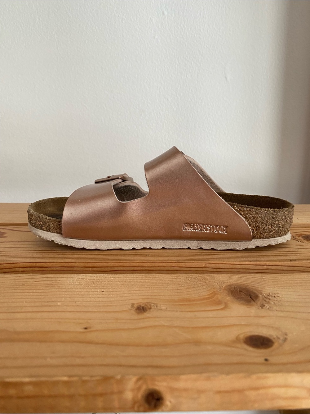 Birkenstock Arizona Kids Electric Metallic Copper Sandals 11 - Picture 7 of 14